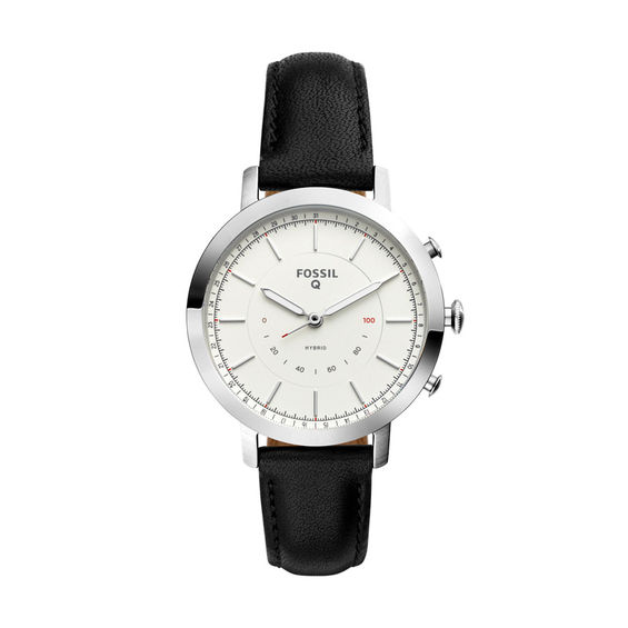 Fossil Q Neely Strap Hybrid Smart Watch with White Dial (Model: Ftw5008)