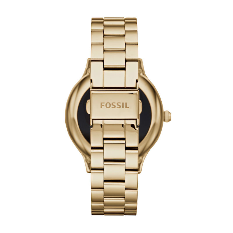 Fossil Q Venture Crystal Accent Gold-Tone Gen 3 Smart Watch with Black Dial (Model: FTW6001)