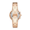 Thumbnail Image 3 of Ladies' Fossil Q Virginia Crystal Accent Rose-Tone Hybrid Smart Watch with White Dial (Model: FTW5010)