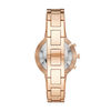 Thumbnail Image 2 of Ladies' Fossil Q Virginia Crystal Accent Rose-Tone Hybrid Smart Watch with White Dial (Model: FTW5010)