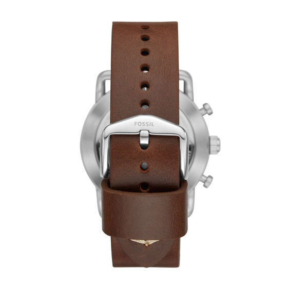 Fossil Q Commuter Strap Hybrid Smart Watch with White Dial (Model: Ftw1150)