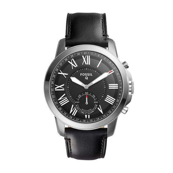Fossil Q Grant Strap Hybrid Smart Watch with Black Dial (Model: Ftw1157)