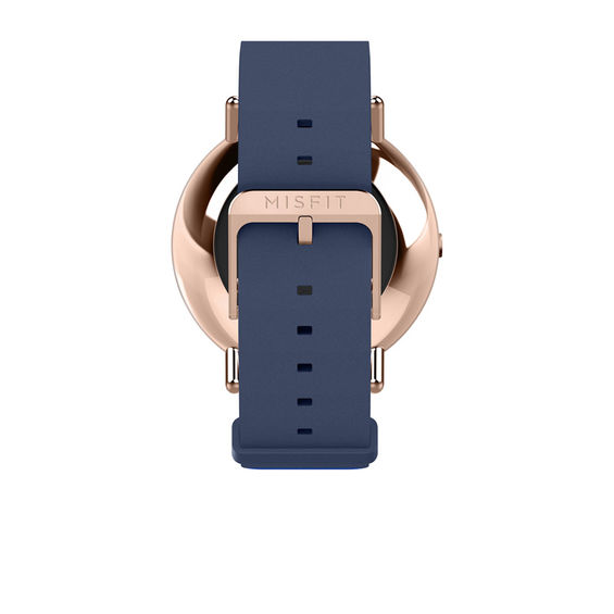 Misfit Vaporâ¢ Rose-Tone IP Strap Smart Watch with Black Dial (Model: Mis7001)
