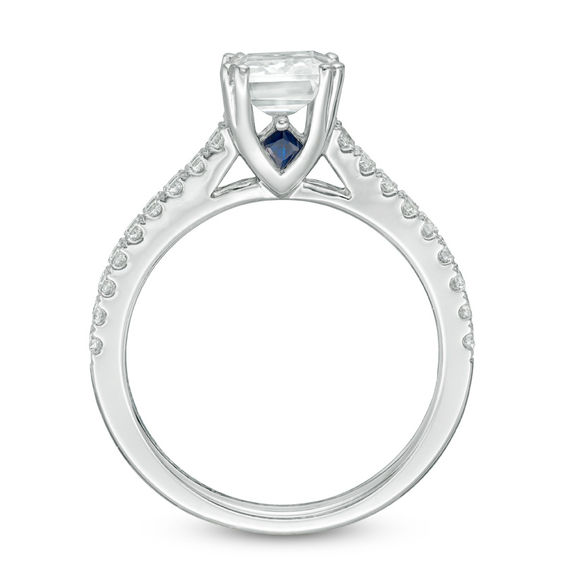 Vera Wang Love Collection 2 CT. T.w. Certified Emerald-Cut Diamond Engagement Ring in Platinum (I/Si2)