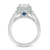 Thumbnail Image 3 of Vera Wang Love Collection 1-3/4 CT. T.W. Certified Princess-Cut Diamond Frame Engagement Ring in 14K White Gold (I/SI2)