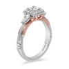 Thumbnail Image 2 of Enchanted Disney Snow White 1 CT. T.W. Princess-Cut Frame Engagement Ring in 14K Two-Tone Gold
