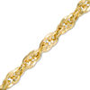 Thumbnail Image 1 of Layered Link Chain Bracelet in 10K Gold - 7.5"