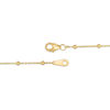 Thumbnail Image 2 of Diamond-Cut Ball and Bead Station Necklace in 10K Gold - 24"