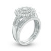 Thumbnail Image 1 of 1 CT. T.W. Diamond Double Frame Vintage-Style Bridal Set in 14K White Gold