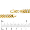 Thumbnail Image 2 of Men's 7.5mm Cuban Chain Necklace in 10K Gold - 22"