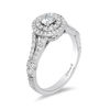 Thumbnail Image 2 of Enchanted Disney Tiana 3/4 CT. T.W. Diamond Double Frame Engagement Ring in 14K White Gold