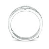 Thumbnail Image 4 of 1/4 CT. T.W. Diamond Contour Solitaire Enhancer in 14K White Gold