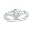 Thumbnail Image 1 of Interwoven™ 1/10 CT. T.W. Diamond Ring in Sterling Silver