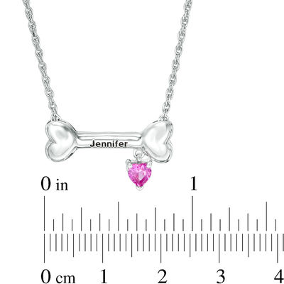 dog birthstone necklace