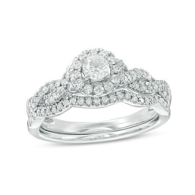 zales twist engagement ring