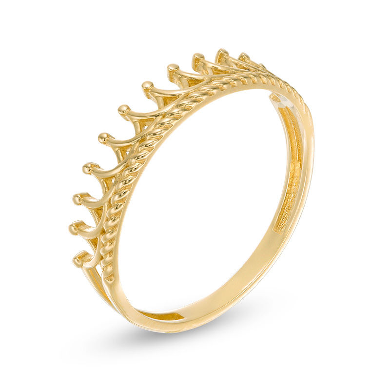 Main Image 2 of Crown Band in 14K Gold