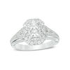 Thumbnail Image 0 of 3/4 CT. T.W. Princess-Cut Diamond Octagon Frame Engagement Ring in 14K White Gold