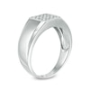 Thumbnail Image 2 of 1/6 CT. T.W. Composite Diamond Signet Ring in Sterling Silver