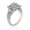 Enchanted Disney Mulan 1 CT. T.W. Princess-Cut Diamond Double Frame Engagement Ring in 14K White Gold