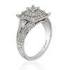 Thumbnail Image 2 of Enchanted Disney Mulan 1 CT. T.W. Princess-Cut Diamond Double Frame Engagement Ring in 14K White Gold