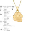 Thumbnail Image 2 of Paw Print Pendant in 10K Gold
