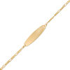 Thumbnail Image 0 of Child's Oval ID Bracelet in 14K Gold - 6"