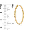 Thumbnail Image 1 of 30.0mm Diamond-Cut Hoop Earrings in 14K Gold