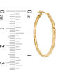 Thumbnail Image 2 of 30.0mm Diamond-Cut Hoop Earrings in 14K Gold
