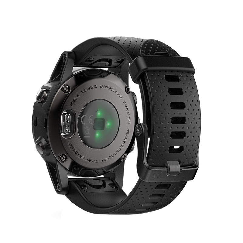 Main Image 4 of Garmin fēnix® 5S Black Strap Smart Watch (Model: 10-01685-10)