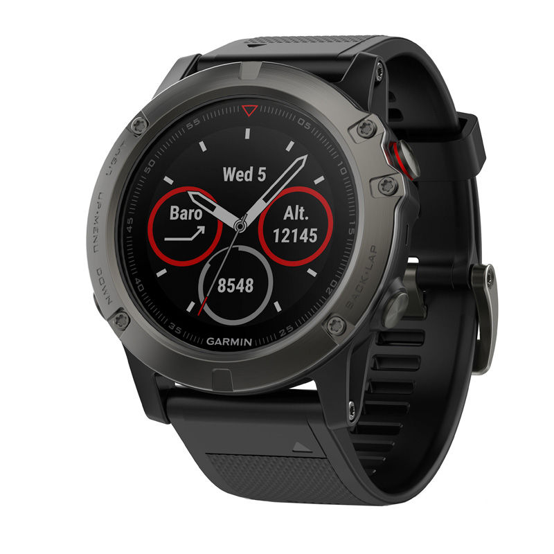 Main Image 1 of Garmin fēnix® 5X Black Strap Smart Watch (Model: 10-01733-00)