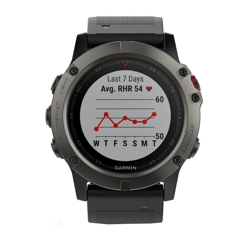 Main Image 2 of Garmin fēnix® 5X Black Strap Smart Watch (Model: 10-01733-00)