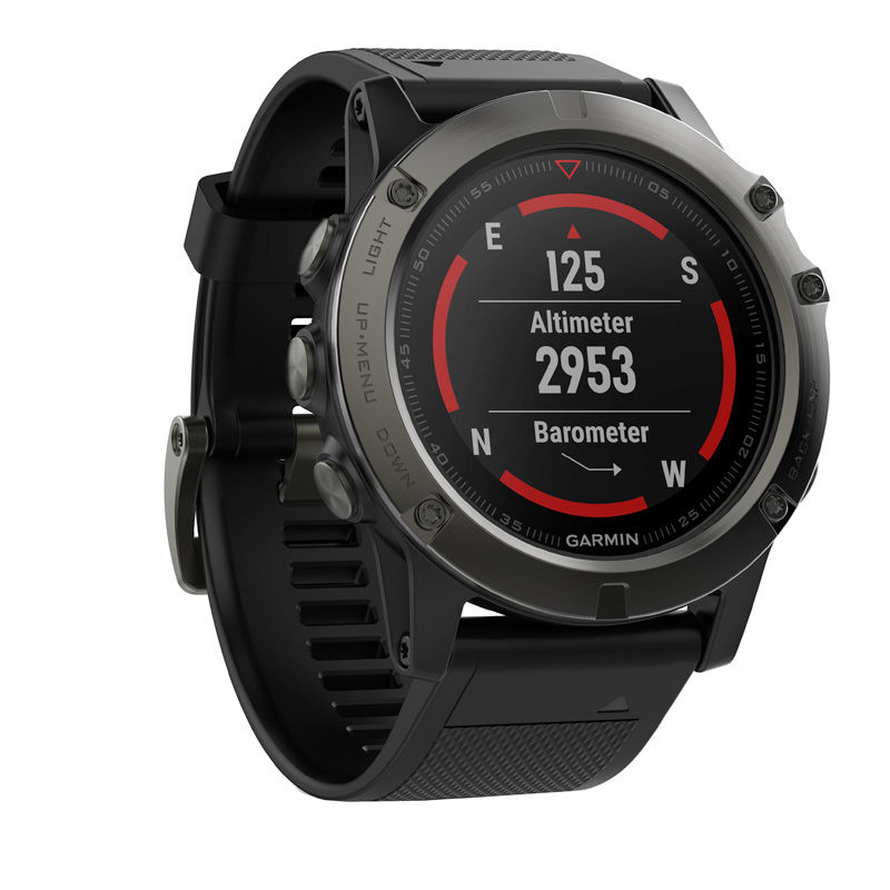Main Image 3 of Garmin fēnix® 5X Black Strap Smart Watch (Model: 10-01733-00)