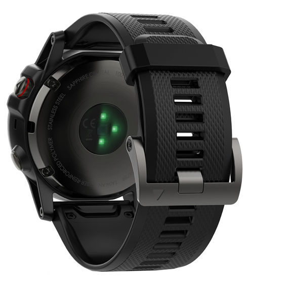 Garmin fÄnixÂ® 5X Black Strap Smart Watch (Model: 10-01733-00)