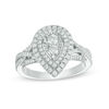 Thumbnail Image 0 of 3/4 CT. T.W. Diamond Double Pear-Shaped Twist Engagement Ring in 14K White Gold