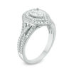 Thumbnail Image 2 of 3/4 CT. T.W. Diamond Double Pear-Shaped Twist Engagement Ring in 14K White Gold