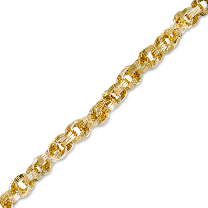 Link Chain Bracelet in 10K Gold - 7.25"