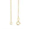 Thumbnail Image 2 of Child's Disney Twinkle Snow White Ruby Beaded Apple Pendant in 14K Gold - 14"