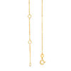 Thumbnail Image 2 of Child's Disney Twinkle Belle Ruby Beaded Rose Pendant in 14K Gold - 13"