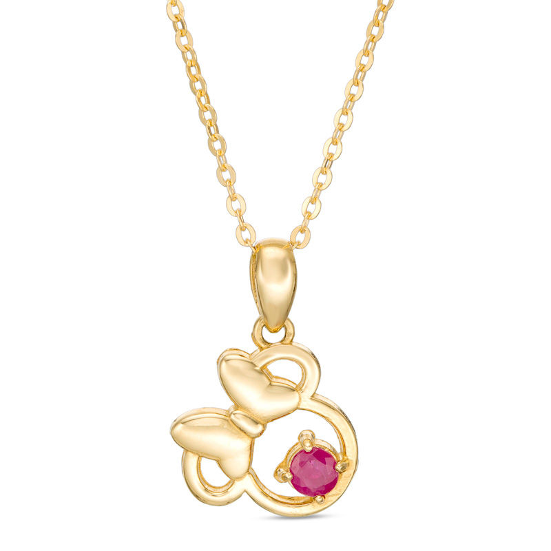 Zales minnie mouse necklace deals