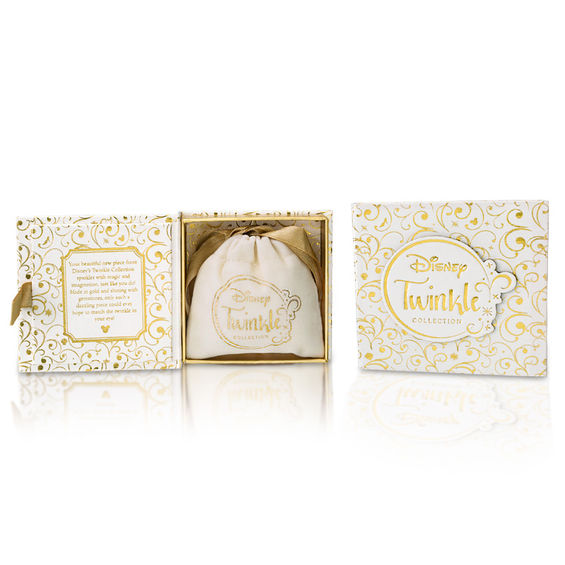 Child's Disney Twinkle Cinderella Blue Topaz Carriage Pendant in 14K Gold - 14"