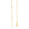 Thumbnail Image 2 of Child's Disney Twinkle Princess Diamond Accent Beaded Tiara Pendant in 14K Gold - 13"