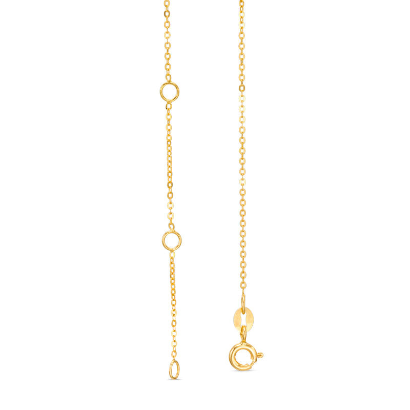 Main Image 2 of Child's Disney Twinkle Cinderella Diamond Accent Carriage Pendant in 14K Gold - 14"