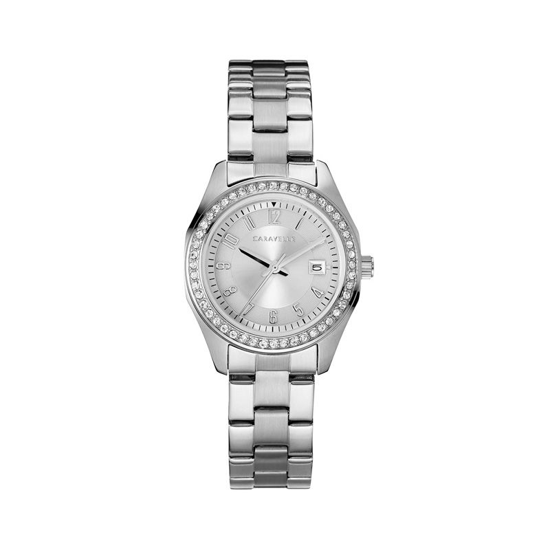 Ladies' Caravelle by Bulova Petite Collection Crystal Accent Watch (Model: 43M120)