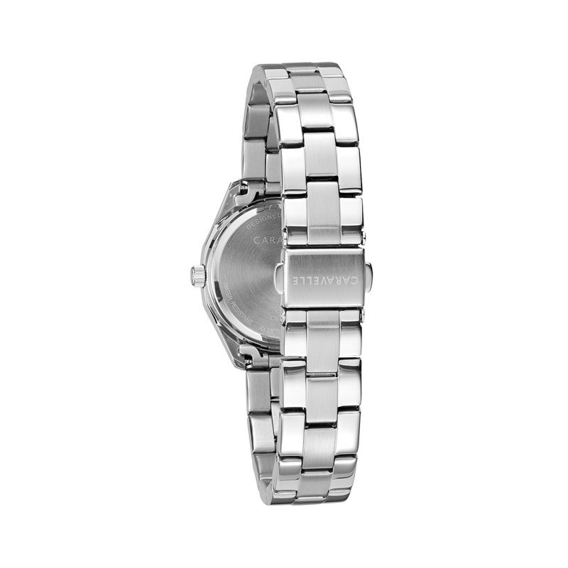 Ladies' Caravelle by Bulova Petite Collection Crystal Accent Watch (Model: 43M120)