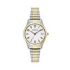 Thumbnail Image 0 of Ladies' Caravelle by Bulova Two-Tone Expansion Watch with White Dial (Model: 45M111)