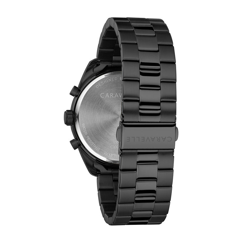 Main Image 3 of Men's Caravelle by Bulova Black IP Chronograph Watch (Model: 45B150)