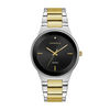Thumbnail Image 0 of Men's Caravelle by Bulova Diamond Accent Two-Tone Watch with Black Dial (Model: 45D107)