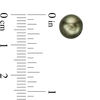 Thumbnail Image 2 of 8.0-9.0mm Tahitian Cultured Pearl Stud Earrings in 14K White Gold