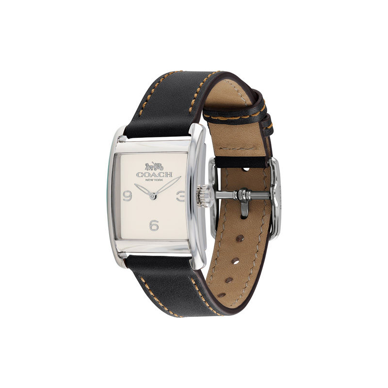 Ladies' Coach Renwick Strap Watch with Rectangular White Dial (Model: 14502830)