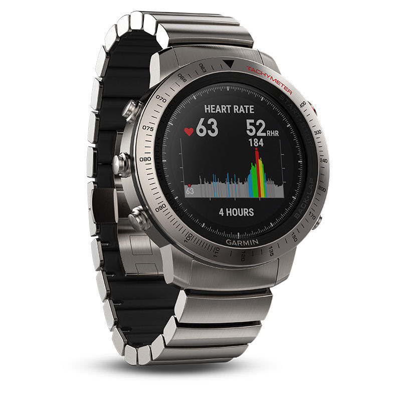 Garmin fēnix® Chronos Titanium Smart Watch (Model: 10-01957-01)